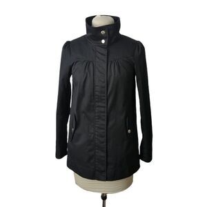 H&M High Neck Mid-Length  Twill Lightweight Coat